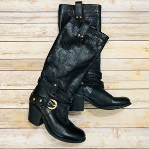 Miz Mooz Black Leather Boots